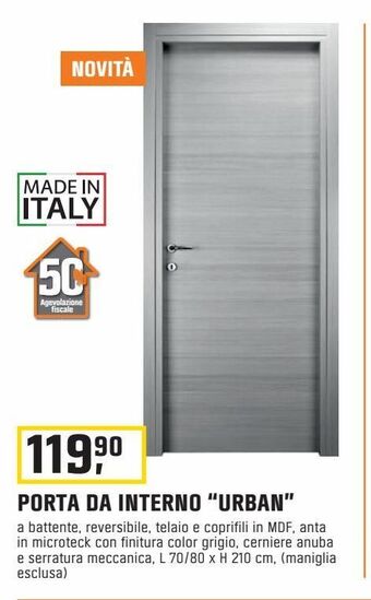 OBI Porta da interno "urban" offerta