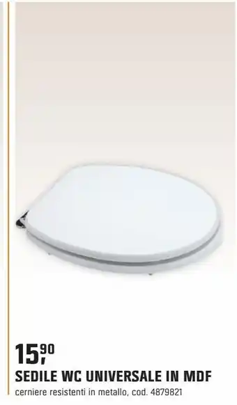Sedile wc universale in mdf