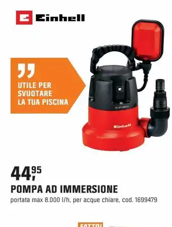 Pompa ad immersione