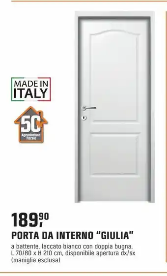 OBI Porta da interno "giulia" offerta