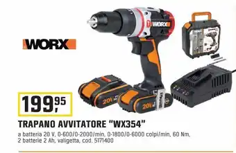 Trapano avvitatore "wx354"