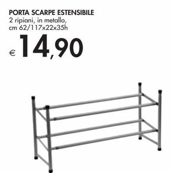 Bennet Porta scarpe estensibile offerta