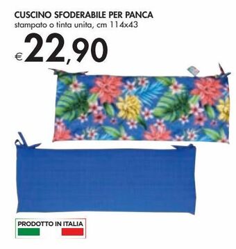 Bennet Cuscino sfoderabile per panca offerta