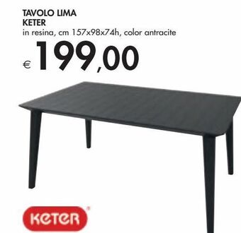 Bennet Tavolo lima keter offerta