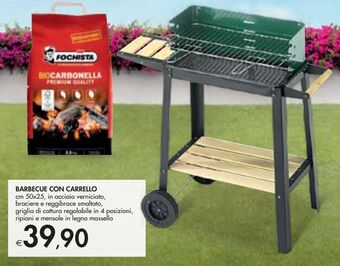 Bennet Barbecue con carrello offerta