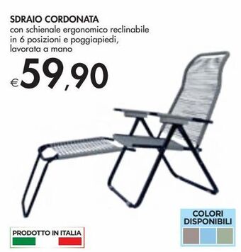 Sdraio cordonata
