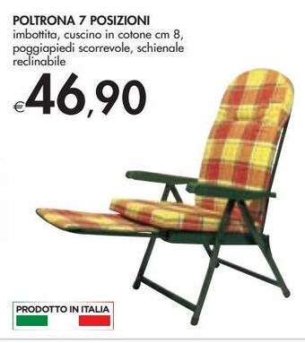 Bennet Poltrona 7 posizioni offerta