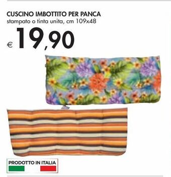 Bennet Cuscino imbottito per panca offerta