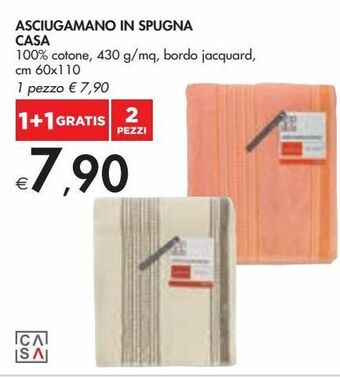 Asciugamano in spugna casa