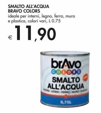 Bennet Smalto all'acqua bravo colors offerta