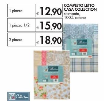 Completo letto casa collection