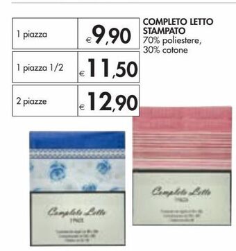 Bennet Completo letto stampato offerta