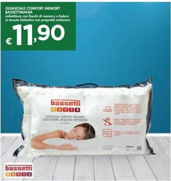 Bennet Guanciale comfort memory bassettimania offerta