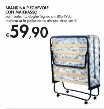 Bennet Branina pieghevole con materasso offerta