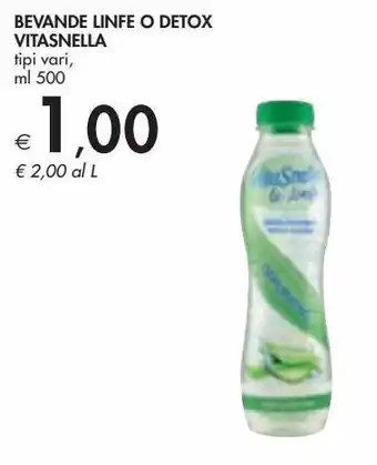 Bennet Bevande linfe o detox vitasnella offerta