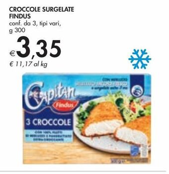 Bennet Croccole surgelate findus offerta