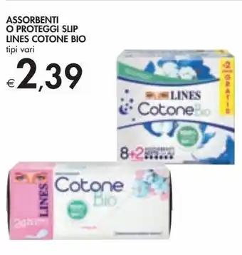 Bennet Assorbenti o proteggi slip lines cotone bio offerta