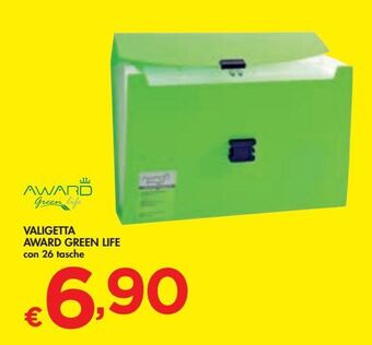 Bennet Valigetta award green life offerta