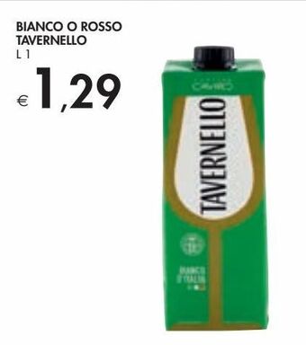Bennet Bianco o rosso tavernello offerta