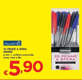 Bennet 25 penne a sfera award offerta