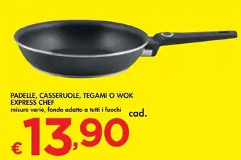 Bennet Padelle, casseruole, tegami o wok express chef offerta