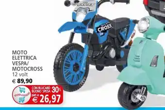 Moto elettrica vesoa / motocross 12 volt