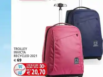 Il Gigante Trolley invicta recycled 2021 offerta
