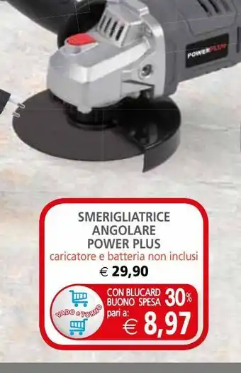 Smerigliatrice angolare power plus