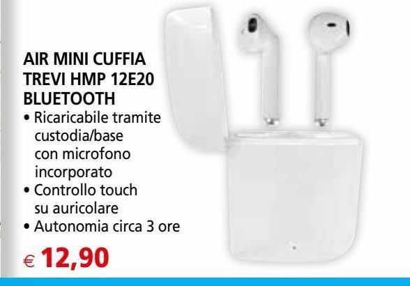 Auricolari TREVI HMP-1205-BT In-Ear Bluetooth V4.1 Wireless | Deblo.it
