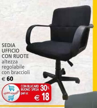 Sedie ufficio con ruote