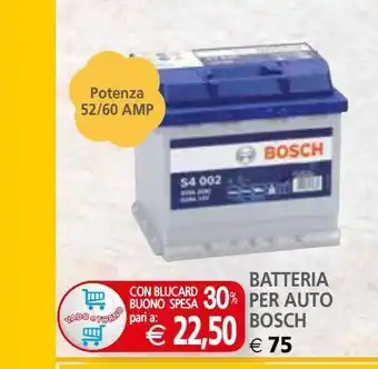 Il Gigante Batteria auto bosch offerta