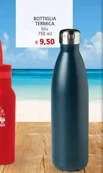 Bottiglia termica blu 750ml