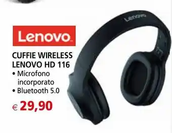 Cuffie wireless lenovo hd 116