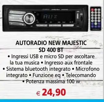 Audioradio new majestic sd 400 bt