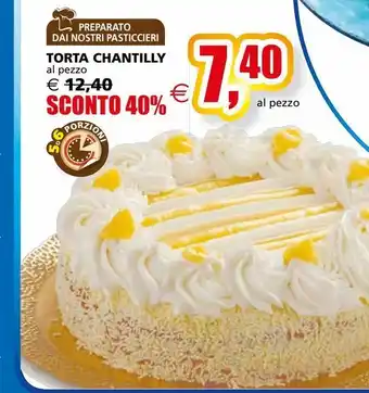 Torta chantilly al pz