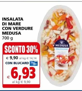 Il Gigante Insalata di mare con verdure medusa 700g offerta