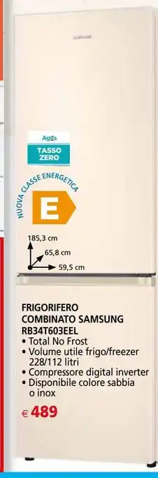 Il Gigante Frigorifero combinato samsung rb34t603eel offerta