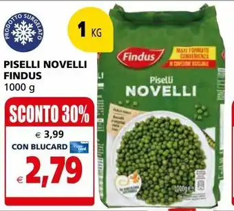 Il Gigante Piselli novelli findus 1000g offerta
