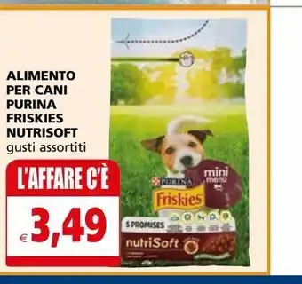 Alimento per cani purina friskies nutrisoft gusti assortiti