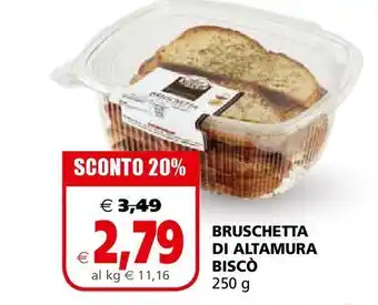 Il Gigante Bruschetta di altamura biscò 250g offerta