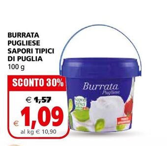 Il Gigante Burrata pugliese sapori tipici di puglia 100 g offerta