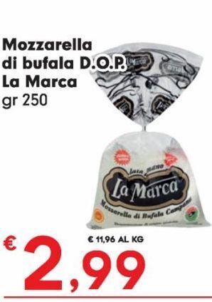 Despar Mozzarella di bufala d.o.p. la marca offerta