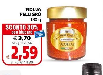'nduja pelligrò 180g