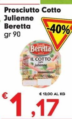 Despar Prosciutto cotto julienne beretta offerta