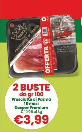 Prosciutto di parma 18 mesi despar premium