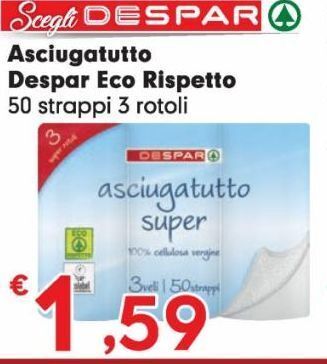 Despar Asciugatutto despar eco rispetto offerta