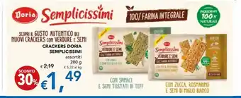 Crackers doria semplicissimi