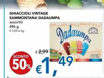 Migross Superstore Ghiaccioli vintage sammontana dadaumpa offerta