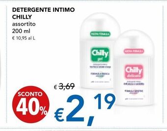 Migross Superstore Detergente intimo chilly offerta