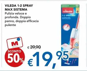 Migross Superstore Vileda 1-2 spray max sistema offerta